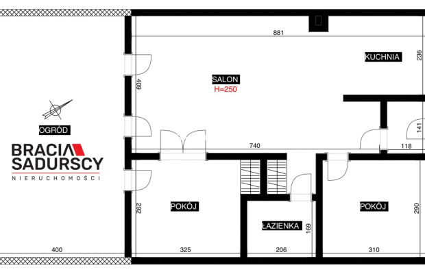 3-pok z dużym tarasem w spokojnej okolicy