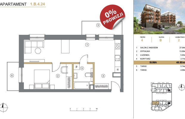 Mieszkania stan deweloperski Wieliczka centrum!! 