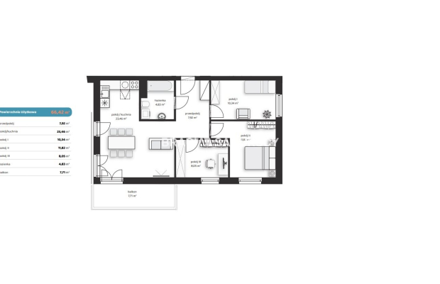 Komfortowe mieszkania z balkonem lub ogródkiem! 