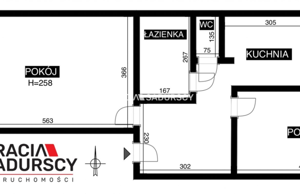 2 pok. mieszkanie 53,1m2,centrum,super lokalizacja