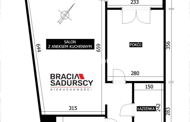 Piękne mieszkanie z widokiem na zieleń w centrum 