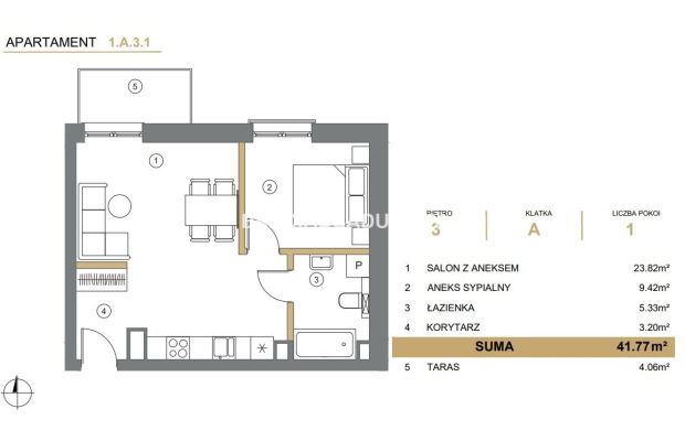 41m2 2pok + balkon / winda 