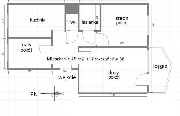 Mieszkanie 3-pokojowe blisko Parku Wodnego