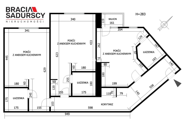 Mieszkanie inwestycyjne koło Jubilata - 74m2
