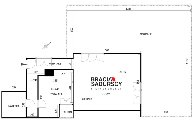 Apartament z ogrodem na Woli Justowskiej 