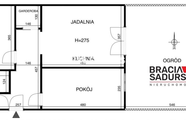 3 pokoje z ogródkiem - Nałkowskiego - Łobzów