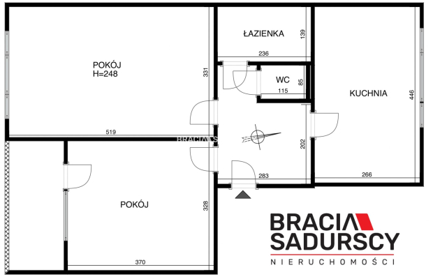 Spokojna okolica/2-3pok/szkoła-sklep-centrum
