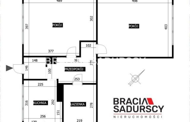 62,2 m2 w bloku z własnym terenem zielonym