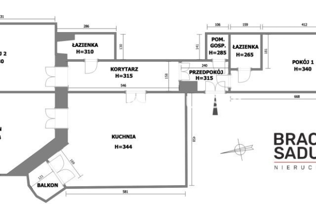 4 pokoje w secesyjnej kamienicy