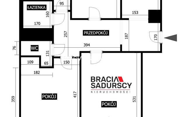 4 osobne pokoje świetnie skomunikowane W. Duchacka