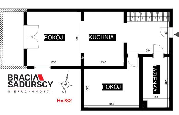 Przestronne i dobrze doświetlone / klimatyzacja