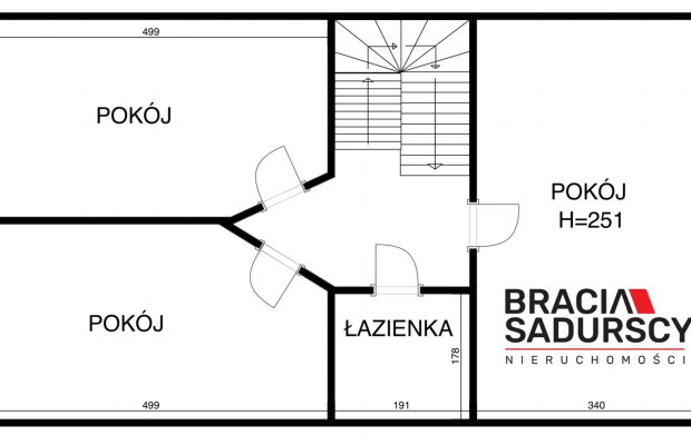 Mieszkanie dwupoziomowe - 4 pokoje na Klinach