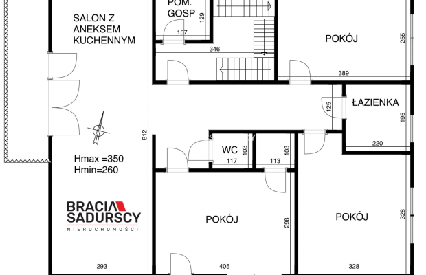 83m2+238m2 ogródek+dwa m. postojowe
