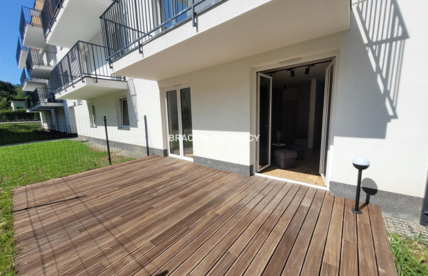 Nowoczesne mieszkanie 37m2 z prywatnym ogródkiem