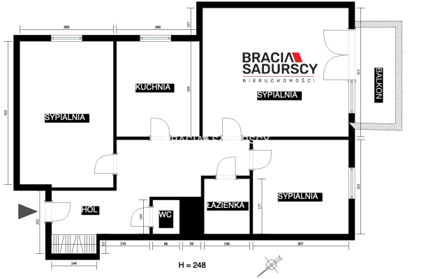 65m2, os. Piastów, Mistrzejowice 