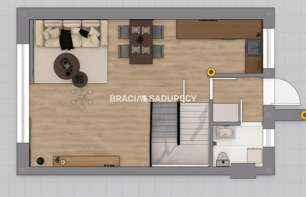 DOM / MIESZKANIE 60M2 4 POK OGRÓDEK MNIKÓW 