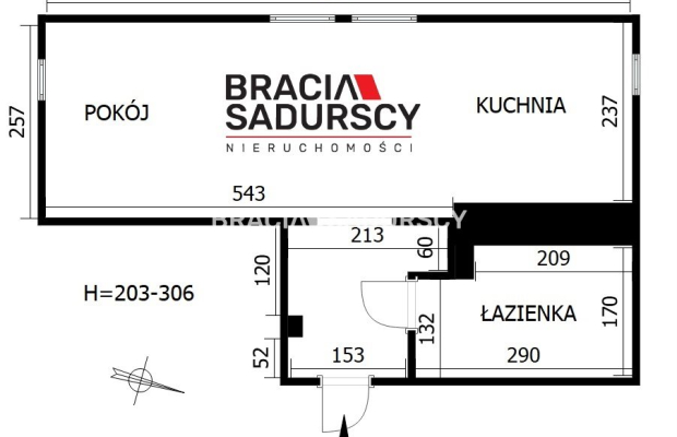27m2 z piwnicą, klimatyzacją i widokiem na Kopiec