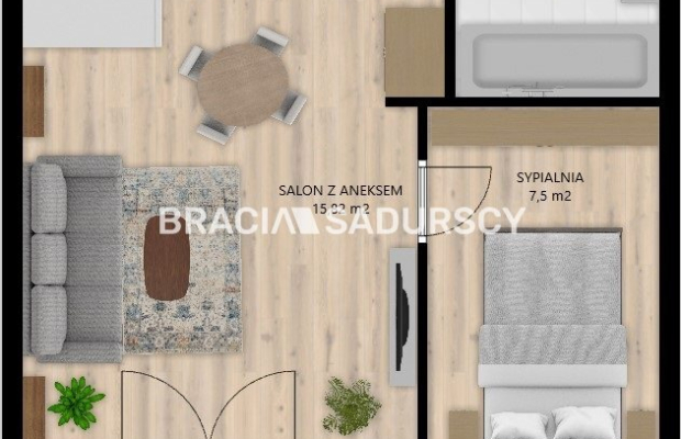 Nowoczesne  mieszkanie 2 pokojowe z parkingiem.