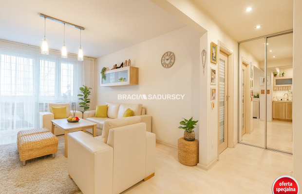 Wygodne mieszkanie 2 pokojowe w centrum.