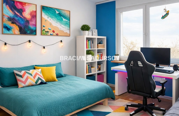 Dwupokojowe jasne mieszkanie w centrum.