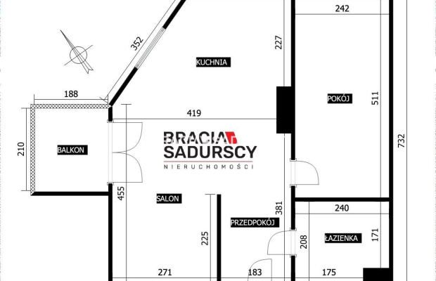 Ustawne 2 pokoje | 46 m² | ul. Okulickiego | 2012 