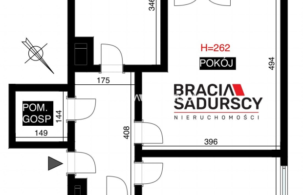 2 pokoje z balkonem, osobna kuchnia, III piętro