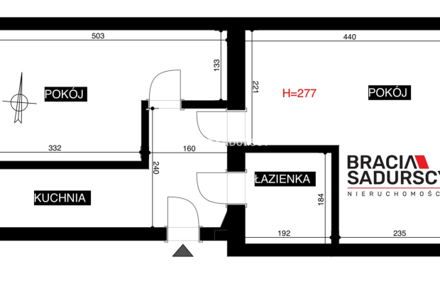 2 pokojowe, 40m2, Krowodrza ul. Galla