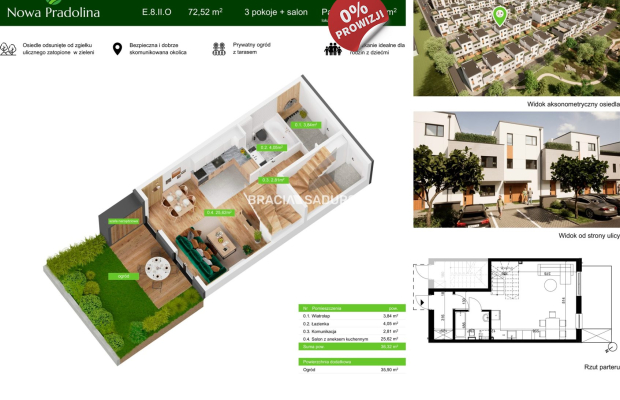 Nowa Pradolina mieszkaniez 2 poziomowe