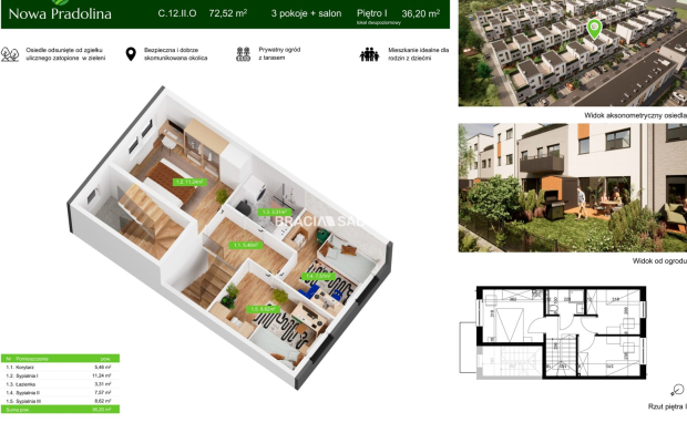 Nowa Pradolina mieszkaniez 2 poziomowe