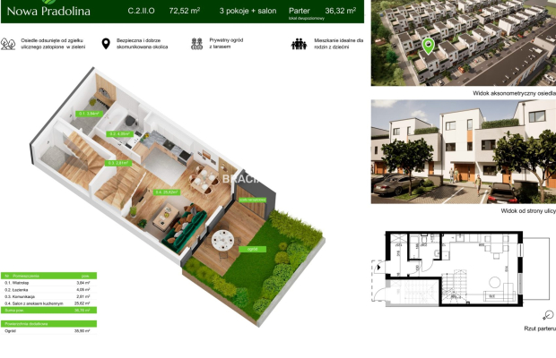 Nowa Pradolina mieszkaniez 2 poziomowe