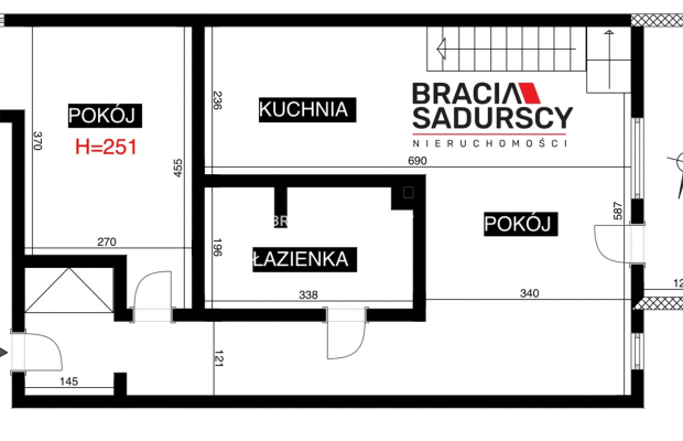 DWUPOZIOMOWE MIESZKANIE NA POŁUDNIU KRAKOWA