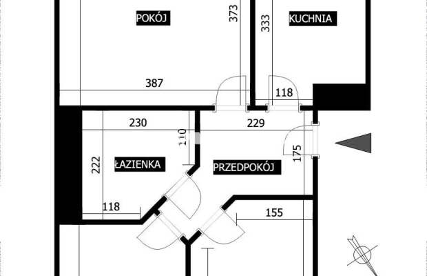 Przestronne 3-pokojowe mieszkanie z balkonem