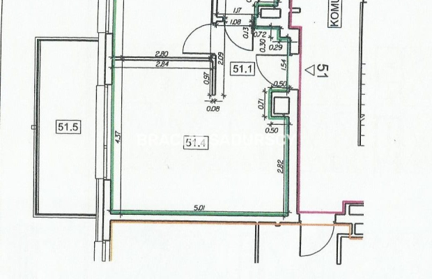 2 pokoje, wynajem, Krowodrza, parking, balkon