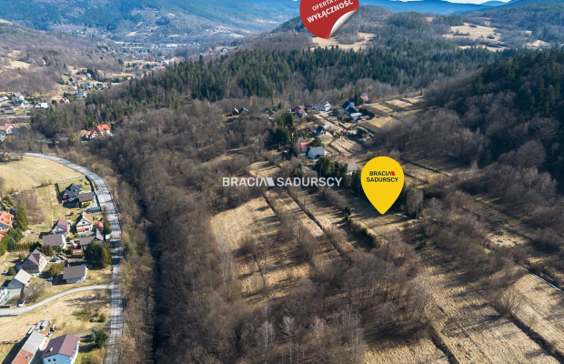 Widokowa działka w sasiędztwie lasu / MPZP / 30 ar