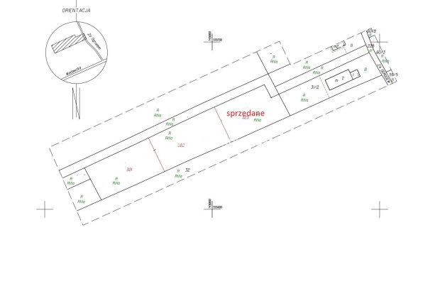 Ogrodzona działka budowlana 27ar WADÓW