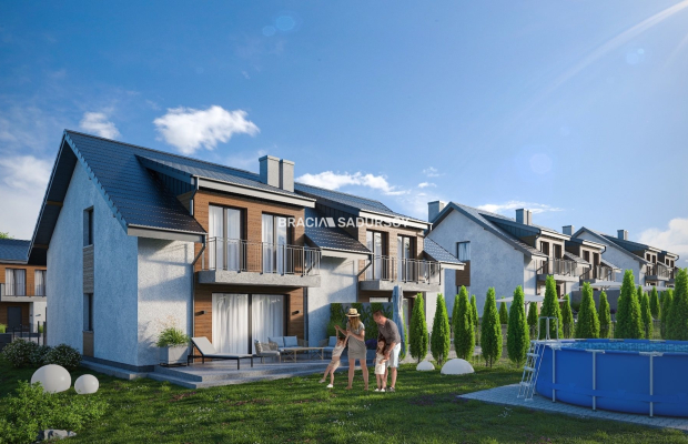 pozwolenie na 12 domów, fundamenty, media, MNIKÓW