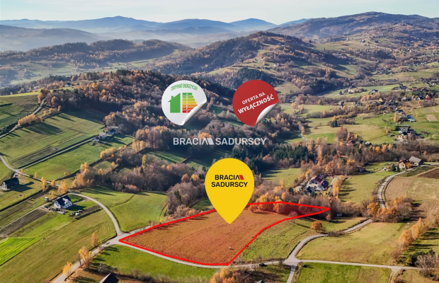 Widokowa działka w Beskidzie Wyspowym