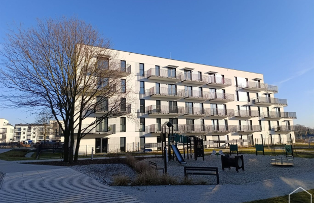 Apartament z ogródkiem w nowym budownictwie