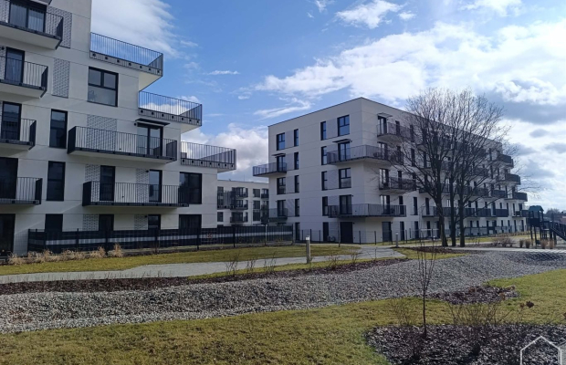 Apartament z ogródkiem w nowym budownictwie