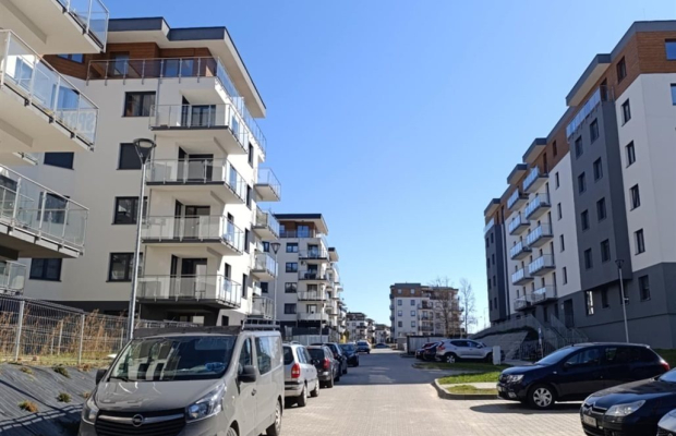 Apartament z tarasem w nowym budownictwie