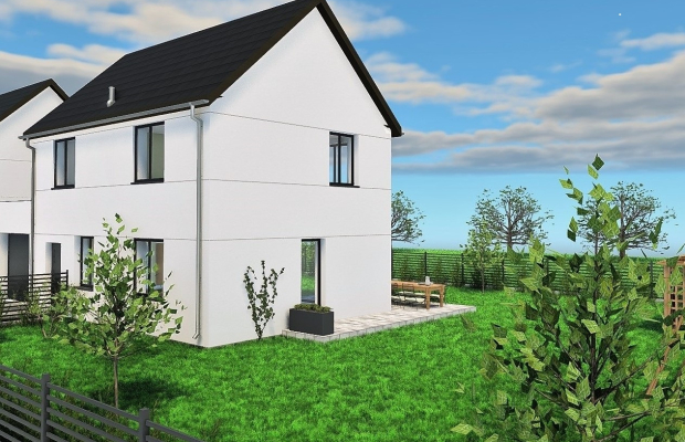 Nowoczesny dom 110 m² z piętrem i poddaszem – gotowy do zamieszkania!