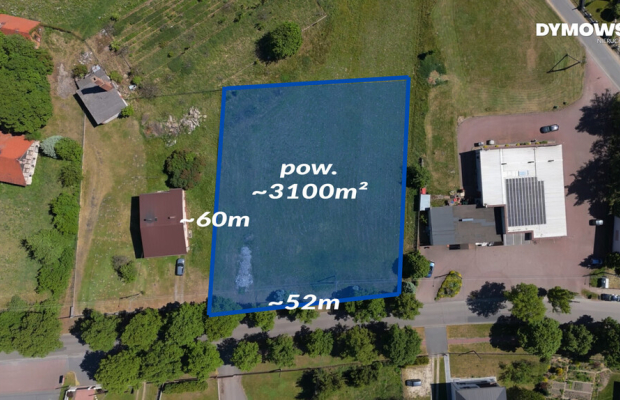 Lindów | Szeroka działka budowlana