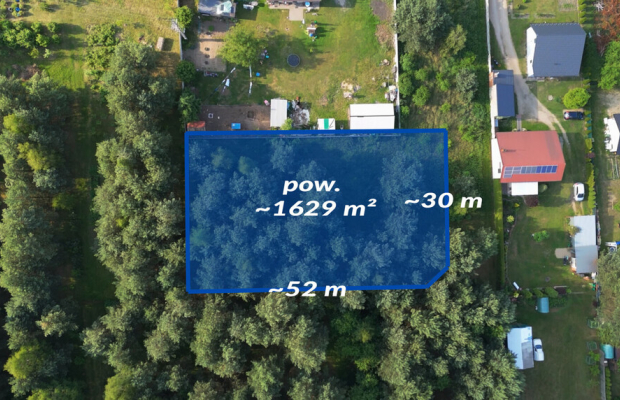 Długi Kąt | Działka budowlana w otoczeniu lasu