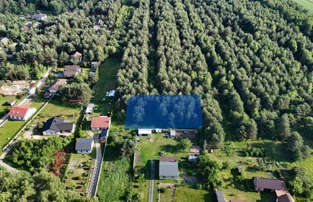 Długi Kąt | Działka budowlana w otoczeniu lasu