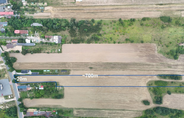 Kłobuck, ul. Staszica | Działka budowlano - rolna