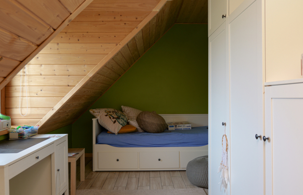 Kłobuck, ul. Leśna | Dom z bali w Kłobucku