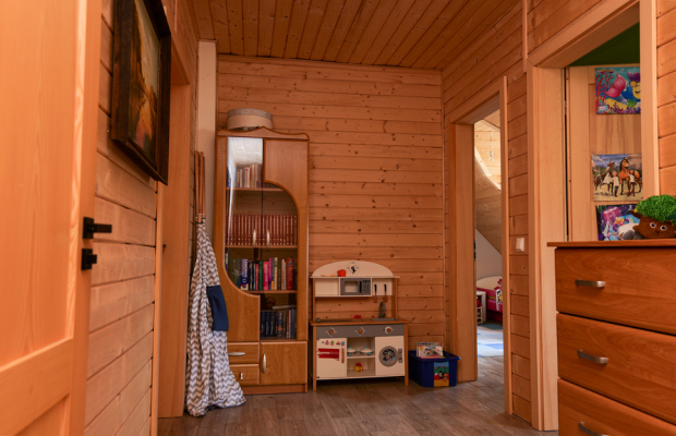 Kłobuck, ul. Leśna | Dom z bali w Kłobucku