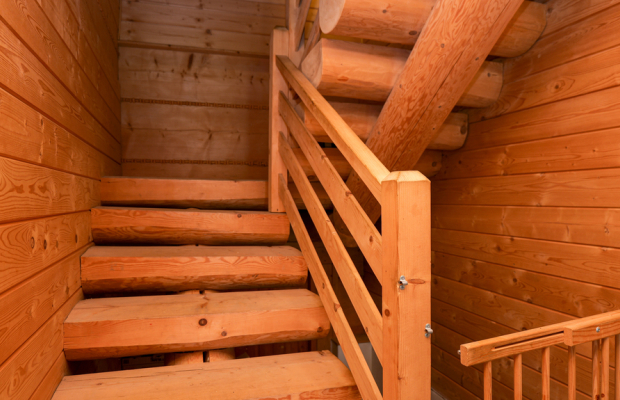 Kłobuck, ul. Leśna | Dom z bali w Kłobucku