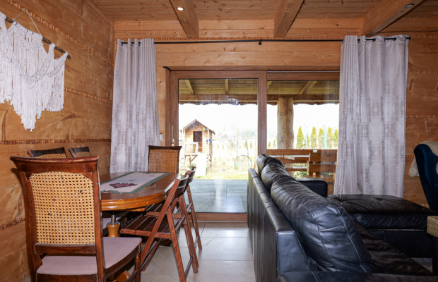 Kłobuck, ul. Leśna | Dom z bali w Kłobucku