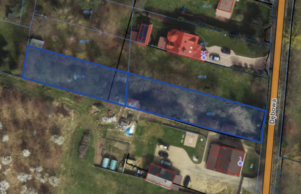 Kłobuck, ul. Dębowa | Działka na obrzeżach miasta